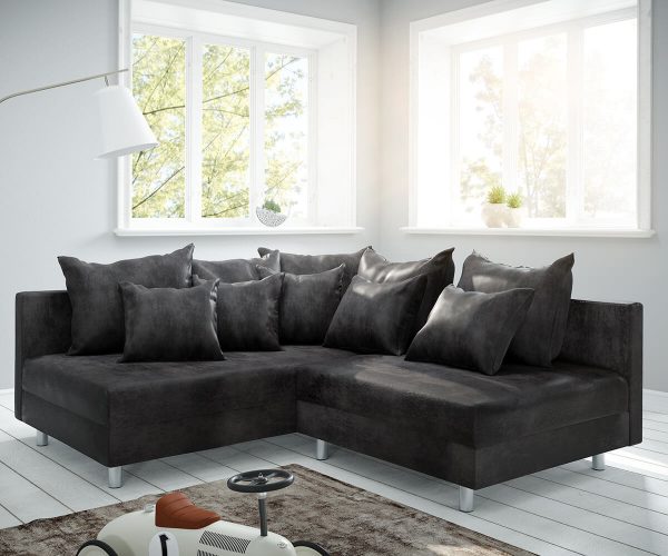 DELIFE Ecksofa Clovis Anthrazit Antik Optik Ottomane Links Modulsofa, Design Ecksofas, Couch Loft, Modulsofa, modular DELIFE Ecksofa Clovis Anthrazit Antik Optik Ottomane Links Modulsofa, Design Ecksofas, Couch Loft, Modulsofa, modular
