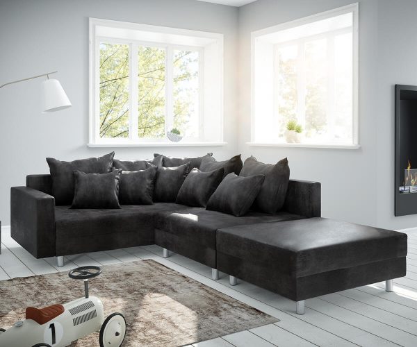 DELIFE Ecksofa Clovis Anthrazit Antik Optik modul Hocker Armlehne Ottomane Links, Design Ecksofas, Couch Loft, Modulsofa, modular DELIFE Ecksofa Clovis Anthrazit Antik Optik modul Hocker Armlehne Ottomane Links, Design Ecksofas, Couch Loft, Modulsofa, modular