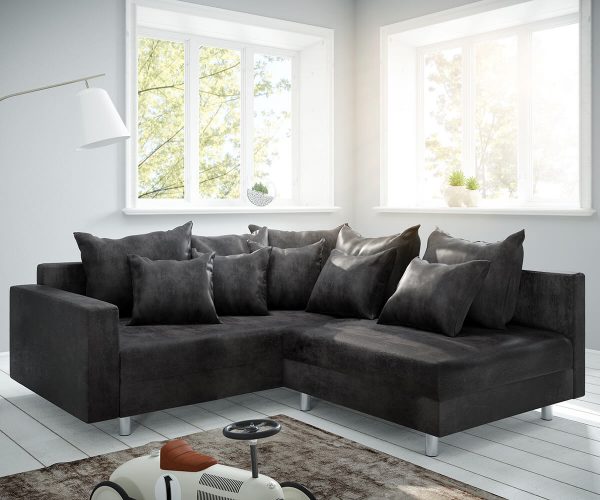 DELIFE Ecksofa Clovis Anthrazit Antik Optik modular Armlehne Ottomane Links, Design Ecksofas, Couch Loft, Modulsofa, modular DELIFE Ecksofa Clovis Anthrazit Antik Optik modular Armlehne Ottomane Links, Design Ecksofas, Couch Loft, Modulsofa, modular