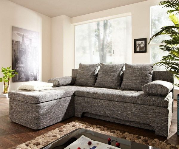 DELIFE Ecksofa Juline 200x155 Grau mit Schlaffunktion variabel, Ecksofas DELIFE Ecksofa Juline 200x155 Grau mit Schlaffunktion variabel, Ecksofas