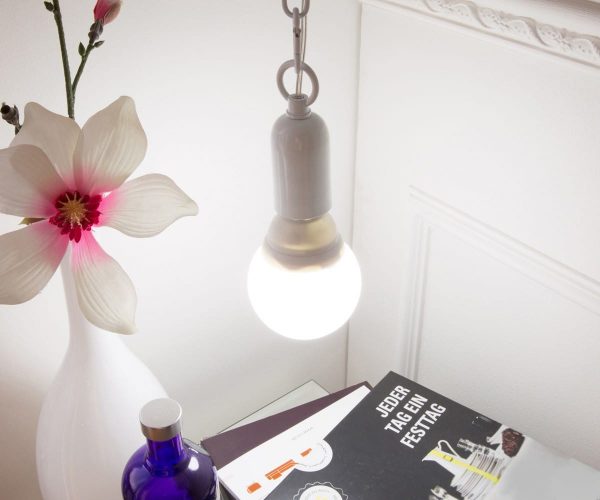 DELIFE Hängeleuchte Xendy 20 Watt Weiss mit Leuchtmittel, Hängeleuchten DELIFE Hängeleuchte Xendy 20 Watt Weiss mit Leuchtmittel, Hängeleuchten