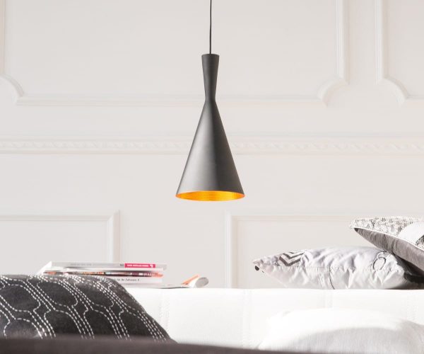 DELIFE Pendelleuchte Delila 19x39 cm Schwarz Matt Aluminium, Hängeleuchten DELIFE Pendelleuchte Delila 19x39 cm Schwarz Matt Aluminium, Hängeleuchten