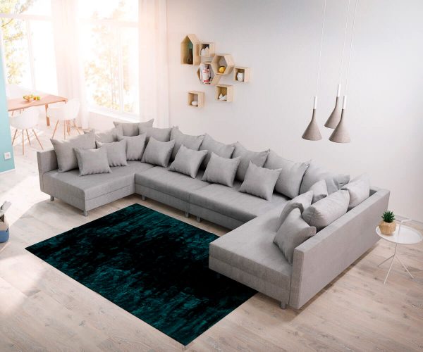 DELIFE Wohnlandschaft Clovis XL Grau Flachgewebe Modulsofa, Design Wohnlandschaften, Couch Loft, Modulsofa, modular DELIFE Wohnlandschaft Clovis XL Grau Flachgewebe Modulsofa, Design Wohnlandschaften, Couch Loft, Modulsofa, modular