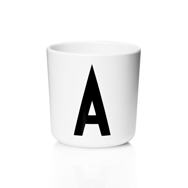 Design Letters - AJ Melamin Becher ASchwarz/WeißT:7 H:7 B:7 Design Letters - AJ Melamin Becher ASchwarz/WeißT:7 H:7 B:7