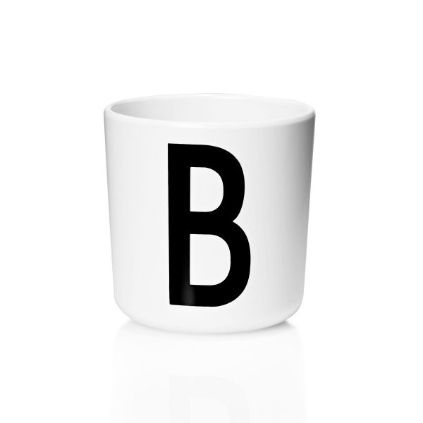 Design Letters - AJ Melamin Becher BSchwarz/WeißT:7 H:7 B:7 Design Letters - AJ Melamin Becher BSchwarz/WeißT:7 H:7 B:7