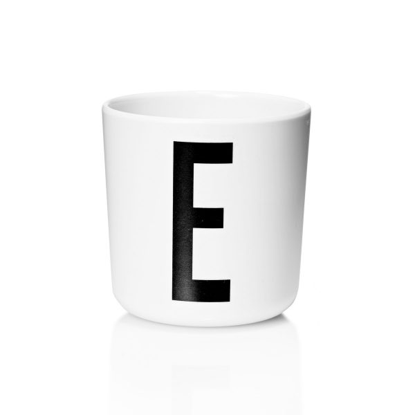 Design Letters - AJ Melamin Becher ESchwarz/WeißT:7 H:7 B:7 Design Letters - AJ Melamin Becher ESchwarz/WeißT:7 H:7 B:7