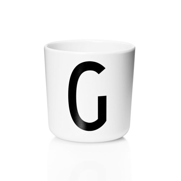Design Letters - AJ Melamin Becher GSchwarz/WeißT:7 H:7 B:7 Design Letters - AJ Melamin Becher GSchwarz/WeißT:7 H:7 B:7