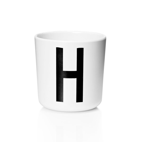 Design Letters - AJ Melamin Becher HSchwarz/WeißT:7 H:7 B:7 Design Letters - AJ Melamin Becher HSchwarz/WeißT:7 H:7 B:7