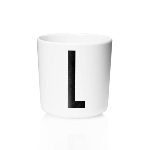 Design Letters - AJ Melamin Becher LSchwarz/WeißT:7 H:7 B:7 Design Letters - AJ Melamin Becher LSchwarz/WeißT:7 H:7 B:7