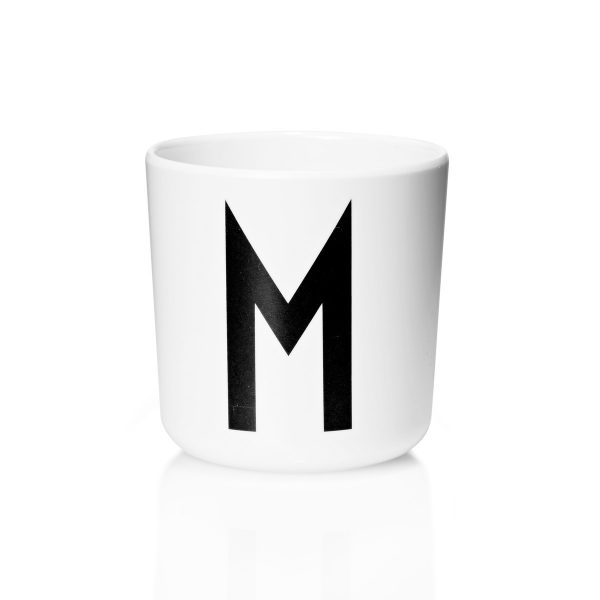 Design Letters - AJ Melamin Becher MSchwarz/WeißT:7 H:7 B:7 Design Letters - AJ Melamin Becher MSchwarz/WeißT:7 H:7 B:7