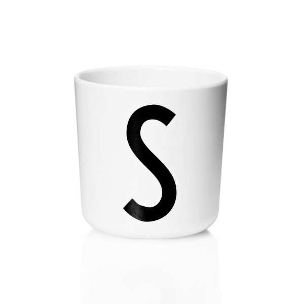 Design Letters - AJ Melamin Becher SSchwarz/WeißT:7 H:7 B:7 Design Letters - AJ Melamin Becher SSchwarz/WeißT:7 H:7 B:7