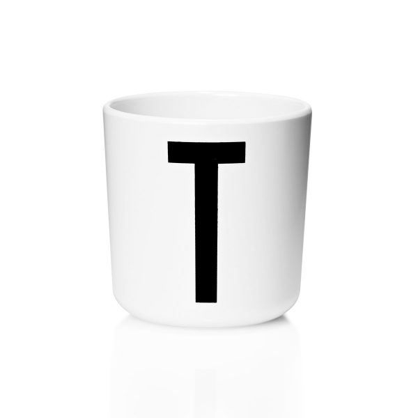 Design Letters - AJ Melamin Becher TSchwarz/WeißT:7 H:7 B:7 Design Letters - AJ Melamin Becher TSchwarz/WeißT:7 H:7 B:7