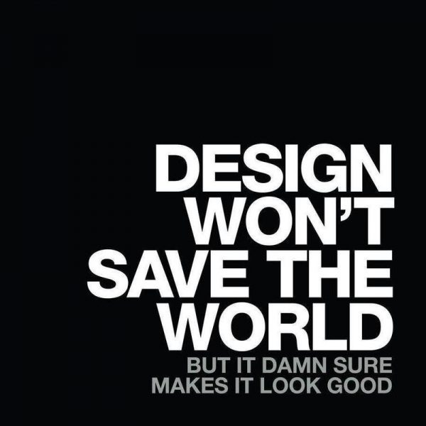 Design Won’t Save White Leinwandbild Design Won’t Save White Leinwandbild