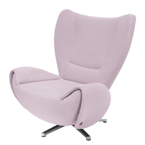 Designer Drehsessel Tom Webstoff - Lavendel Designer Drehsessel Tom Webstoff - Lavendel