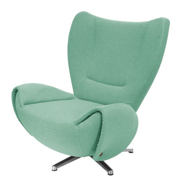 Designer Drehsessel Tom Webstoff - Mint Designer Drehsessel Tom Webstoff - Mint