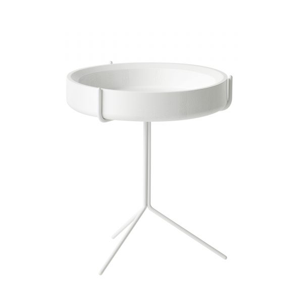 Drum Beistelltisch weiß 36 Drum Beistelltisch weiß 36