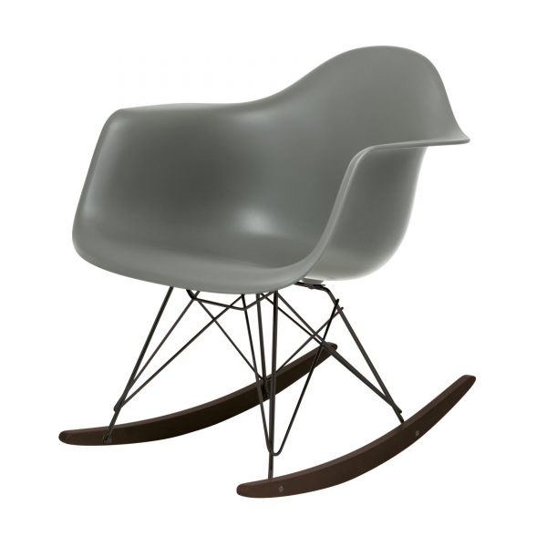 Eames Plastic Armchair RAR Schaukelstuhl basalt-schwarz Eames Plastic Armchair RAR Schaukelstuhl basalt-schwarz
