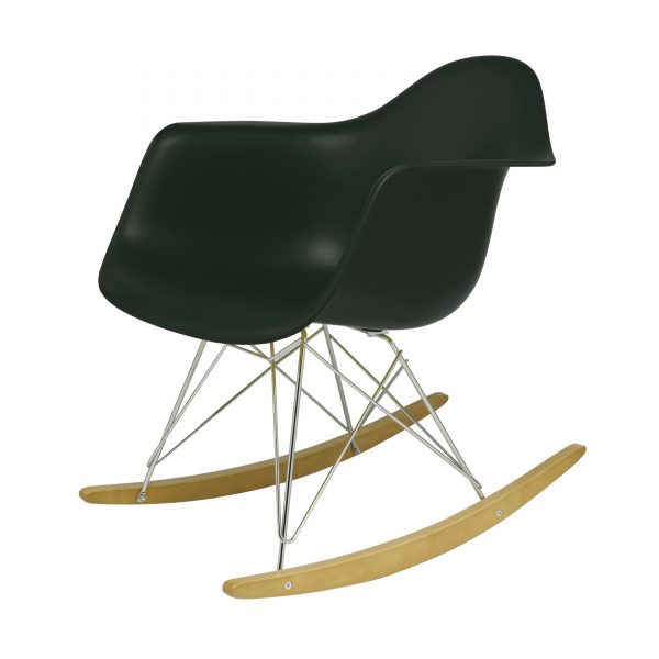 Eames Plastic Armchair RAR Schaukelstuhl basic dark-chrom Eames Plastic Armchair RAR Schaukelstuhl basic dark-chrom
