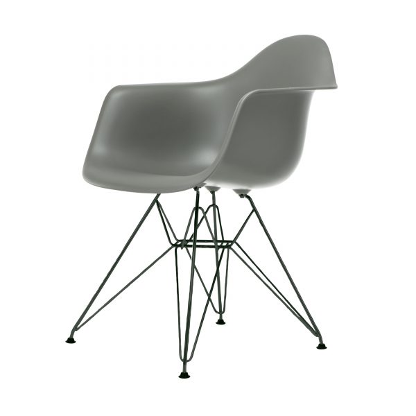 Eames Plastic Armchair Stuhl DAR mit Filzgleitern grau neue Maße Eames Plastic Armchair Stuhl DAR mit Filzgleitern grau neue Maße