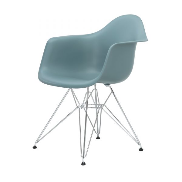 Eames Plastic Armchair Stuhl DAR mit Filzgleitern ocean neue Maße Eames Plastic Armchair Stuhl DAR mit Filzgleitern ocean neue Maße