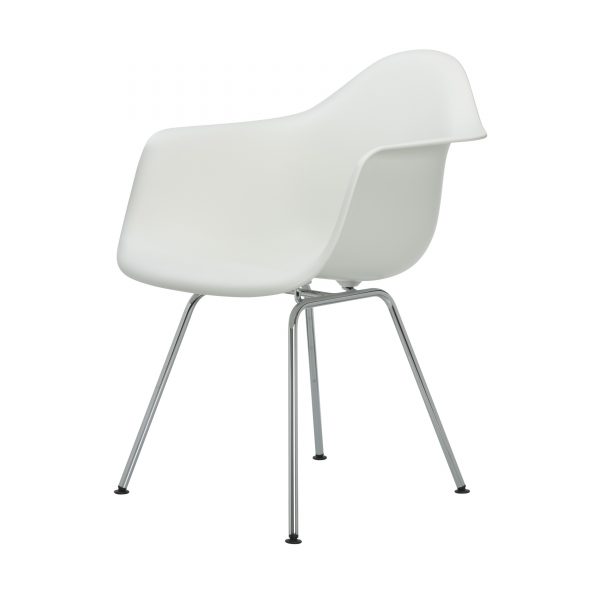 Eames Plastic Armchair Stuhl DAX mit Filzgleitern weiß neue Maße Eames Plastic Armchair Stuhl DAX mit Filzgleitern weiß neue Maße