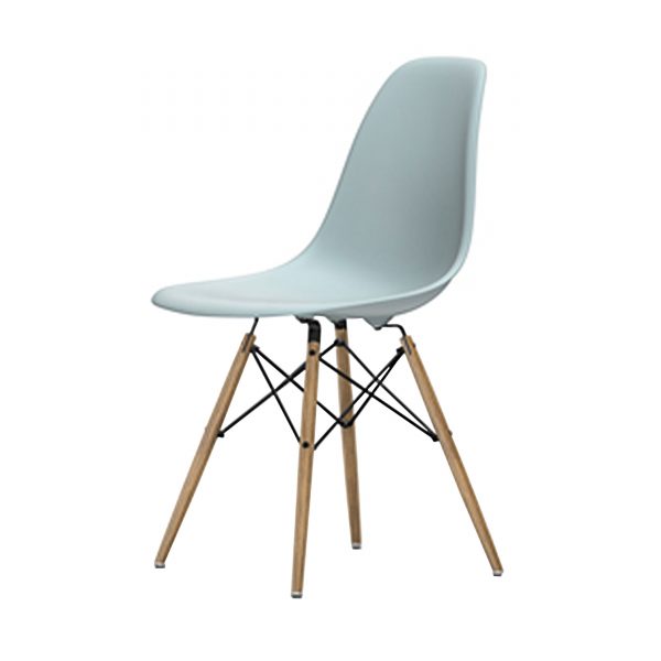 Eames Plastic Side Chair Stuhl DSW mit Kunststoffgleitern eisgrau-Esche neue Maße Eames Plastic Side Chair Stuhl DSW mit Kunststoffgleitern eisgrau-Esche neue Maße