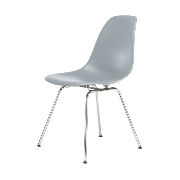Eames Plastic Side Chair Stuhl DSX mit Filzgleitern eisgrau neue Maße Eames Plastic Side Chair Stuhl DSX mit Filzgleitern eisgrau neue Maße