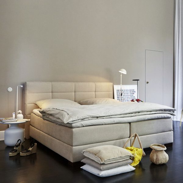 Edolo Boxspringbett Härtegrad 2 160 ecru Edolo Boxspringbett Härtegrad 2 160 ecru