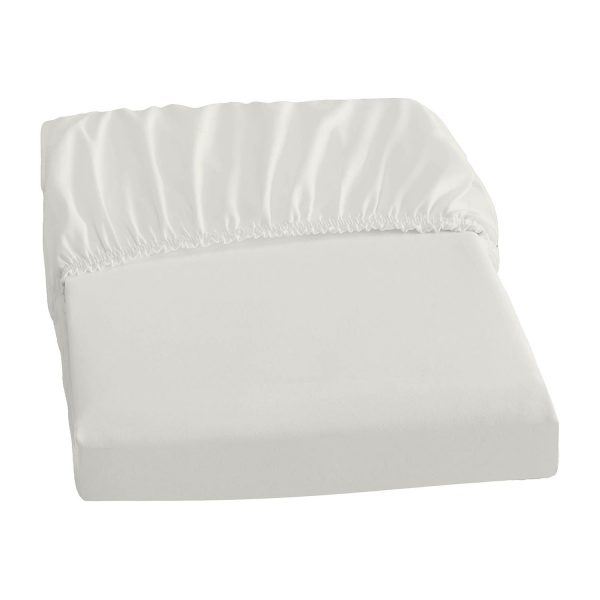 Elastic-Jersey-Spannbetttuch - Perlmutt - 90/190-100/200-220 cm Elastic-Jersey-Spannbetttuch - Perlmutt - 90/190-100/200-220 cm