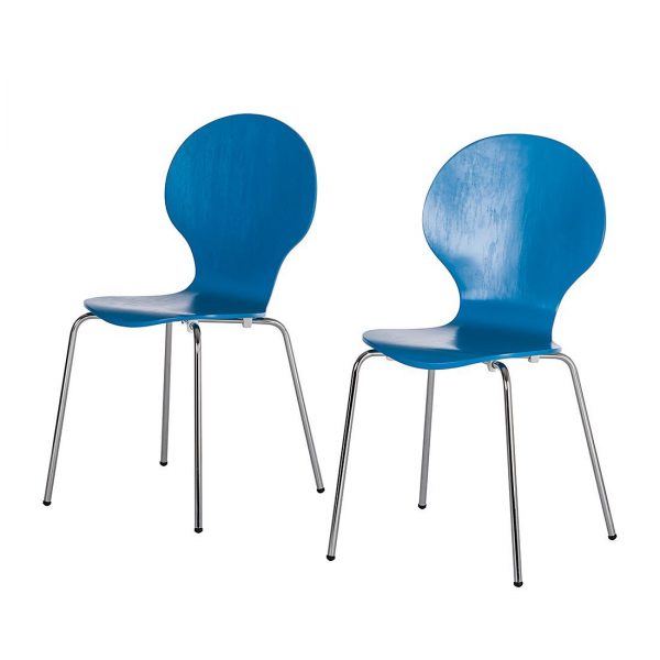Esszimmerstuhl Bristol I (2er-Set) - Blau Esszimmerstuhl Bristol I (2er-Set) - Blau