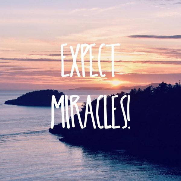 Expect Miracles Leinwandbild Expect Miracles Leinwandbild