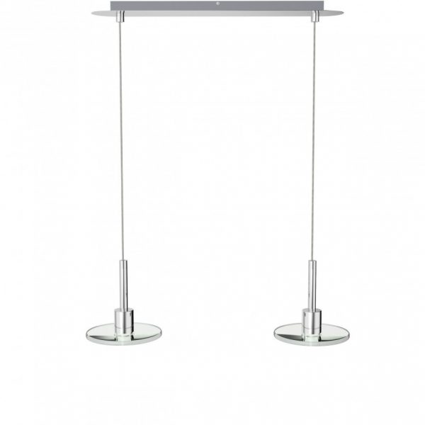 Flat LED Pendelleuchte 2-flammig Flat LED Pendelleuchte 2-flammig