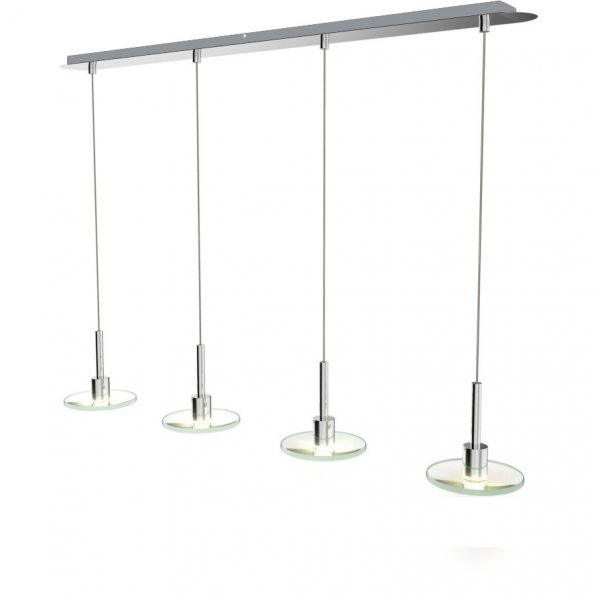 Flat LED Pendelleuchte 4-flammig Flat LED Pendelleuchte 4-flammig