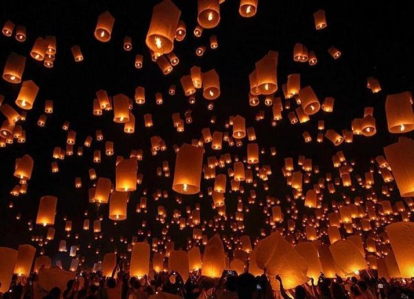 Floating Lanterns Vichaya Leinwandbild Floating Lanterns Vichaya Leinwandbild