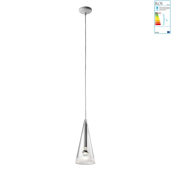 Flos - Fucsia 1 PendelleuchteWeißT:16 H:35 B:266 Flos - Fucsia 1 PendelleuchteWeißT:16 H:35 B:266