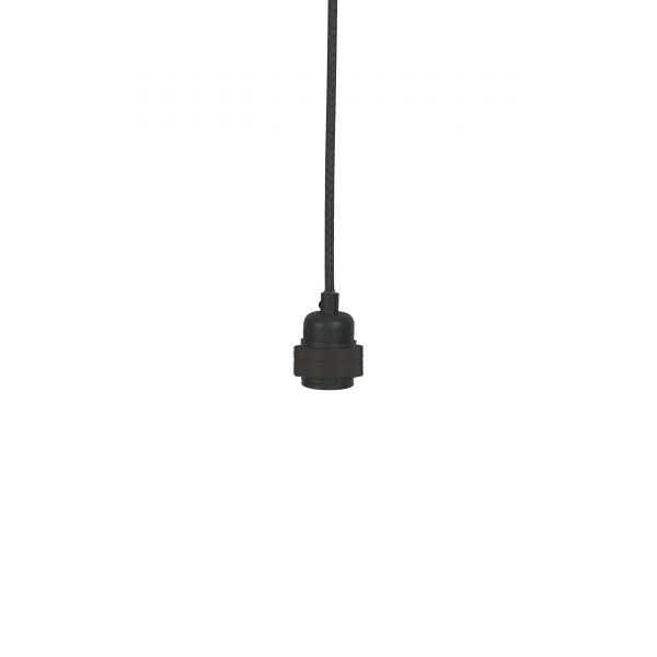 Frama E27 Lampenfassung-Set schwarz chrom-schwarz Frama E27 Lampenfassung-Set schwarz chrom-schwarz