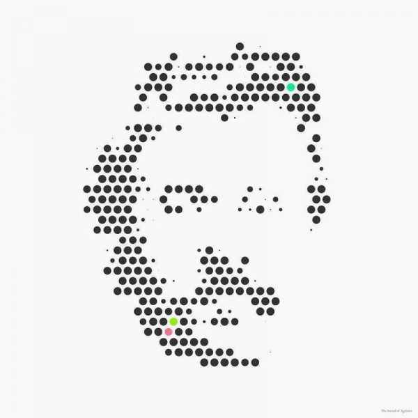 Friedrich Nietzsche in Dots Leinwandbild Friedrich Nietzsche in Dots Leinwandbild