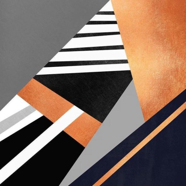 Geometric Combination V2 50x50 Leinwandbild Geometric Combination V2 50x50 Leinwandbild