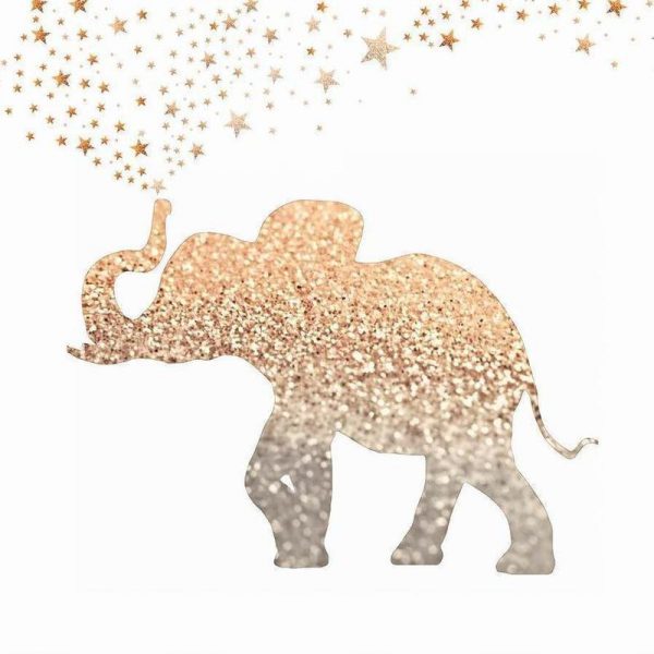 Gold Elephant Leinwandbild Gold Elephant Leinwandbild