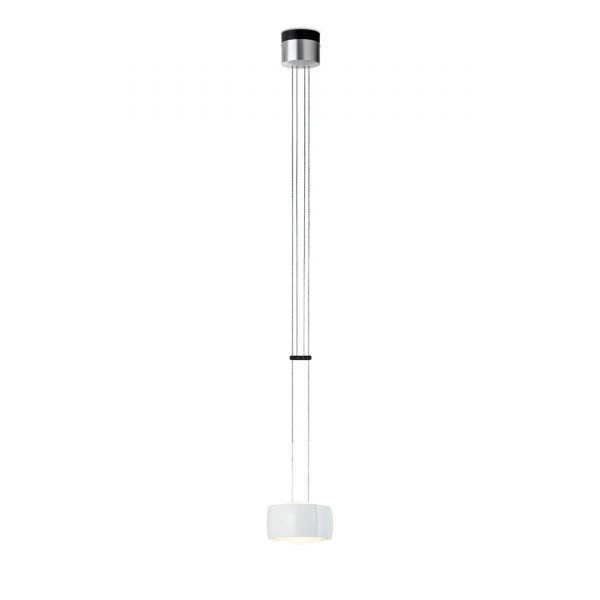 Grace LED Pendelleuchte 1fach weiß glänzend Grace LED Pendelleuchte 1fach weiß glänzend