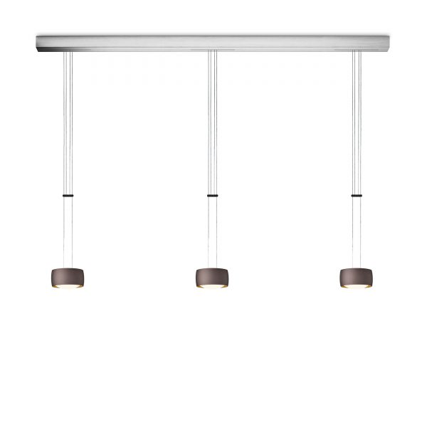Grace LED Pendelleuchte 3fach brazilian braun Grace LED Pendelleuchte 3fach brazilian braun