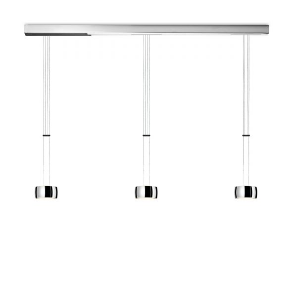 Grace LED Pendelleuchte 3fach chrom Grace LED Pendelleuchte 3fach chrom