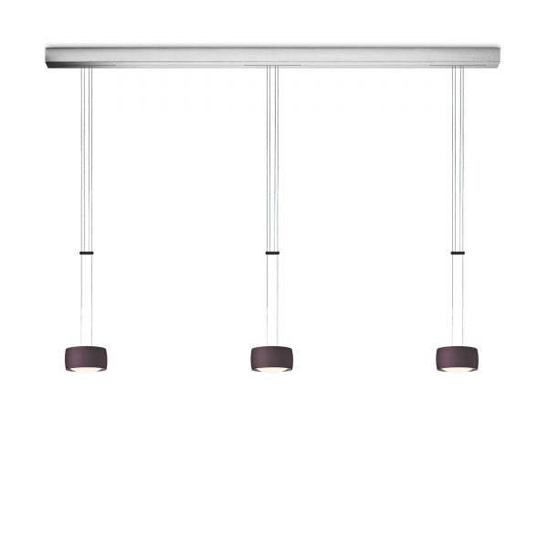 Grace LED Pendelleuchte 3fach espresso Grace LED Pendelleuchte 3fach espresso