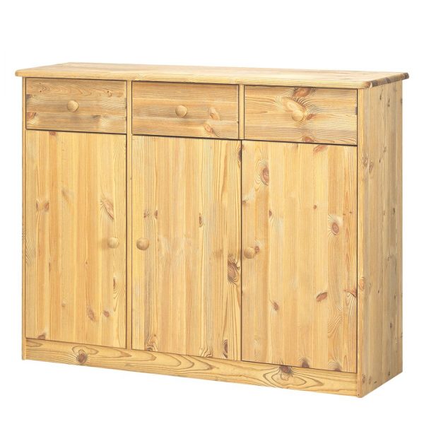 Highboard Lennart II - Kiefer massiv - Gelaugt/Geölt Highboard Lennart II - Kiefer massiv - Gelaugt/Geölt