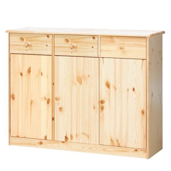 Highboard Lennart II - Kiefer massiv - Natur Highboard Lennart II - Kiefer massiv - Natur