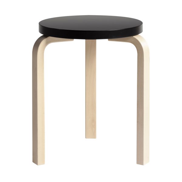 Hocker 60 Birke natur/schwarz Hocker 60 Birke natur/schwarz