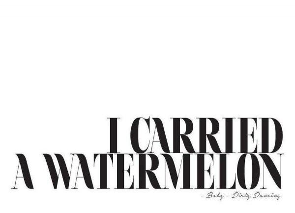 I Carried A Watermelon Leinwandbild I Carried A Watermelon Leinwandbild