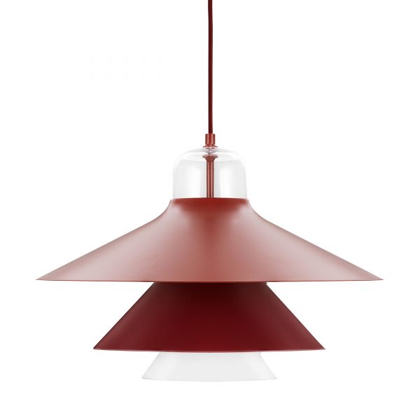 Ikono Pendelleuchte L rot Ikono Pendelleuchte L rot