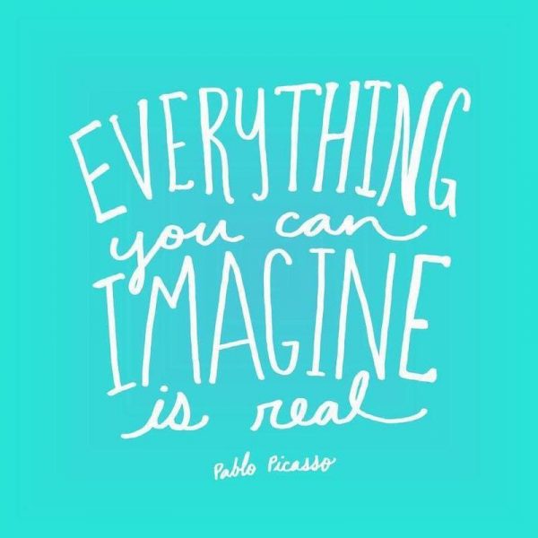 Imagine Teal Leinwandbild Imagine Teal Leinwandbild