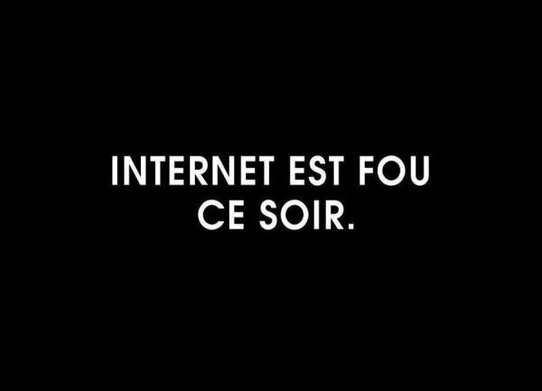 Internet est fou ce soir Black Leinwandbild Internet est fou ce soir Black Leinwandbild
